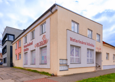 Budova veterinární kliniky Elza.